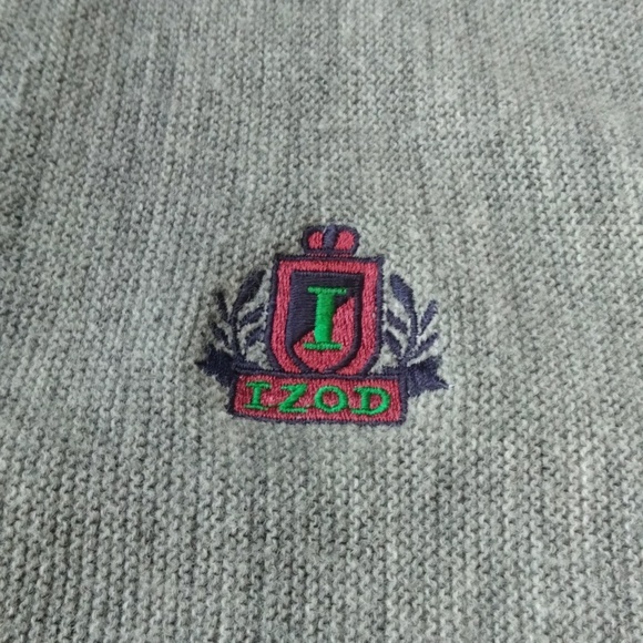 Izod Gray Cardigan - Picture 2 of 2